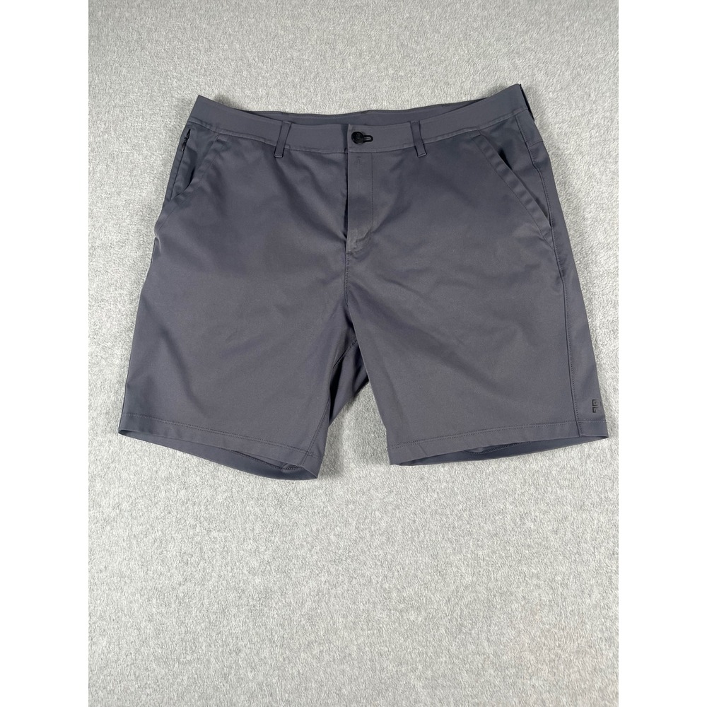 Public Rec Mens 36 Charcoal Grey Technical Chino Golf Performance Stretch Shorts